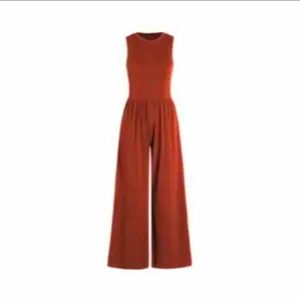 SOLD - Tiktok Viral Cider Jumpsuit - Burnt Orange XL